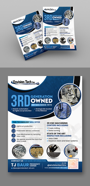 Flyer Design by debdesign for Envision Tech Inc | Design: #32120259