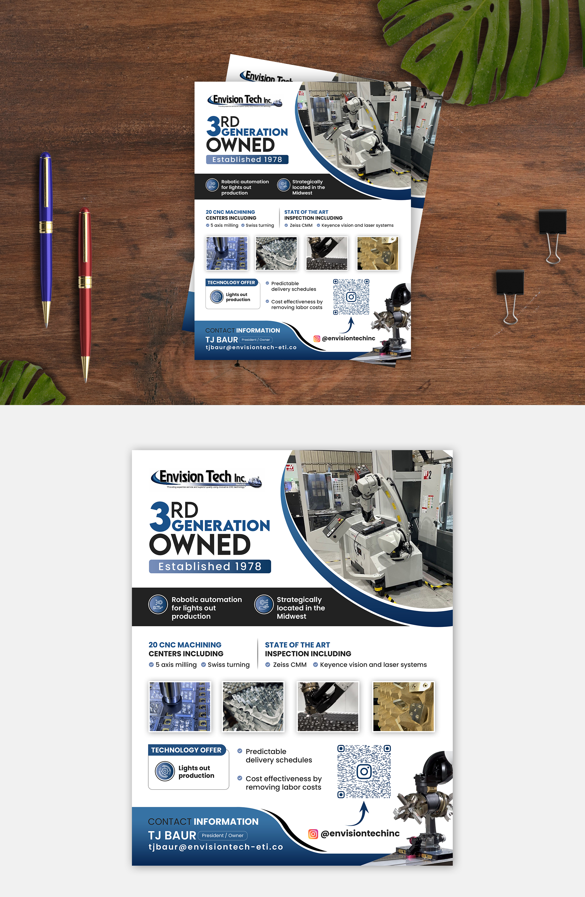 Flyer Design by debdesign for Envision Tech Inc | Design #32120281