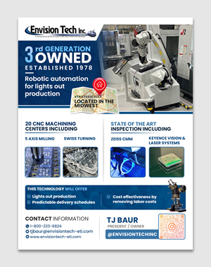 Flyer Design by debdesign for Envision Tech Inc | Design: #32129033