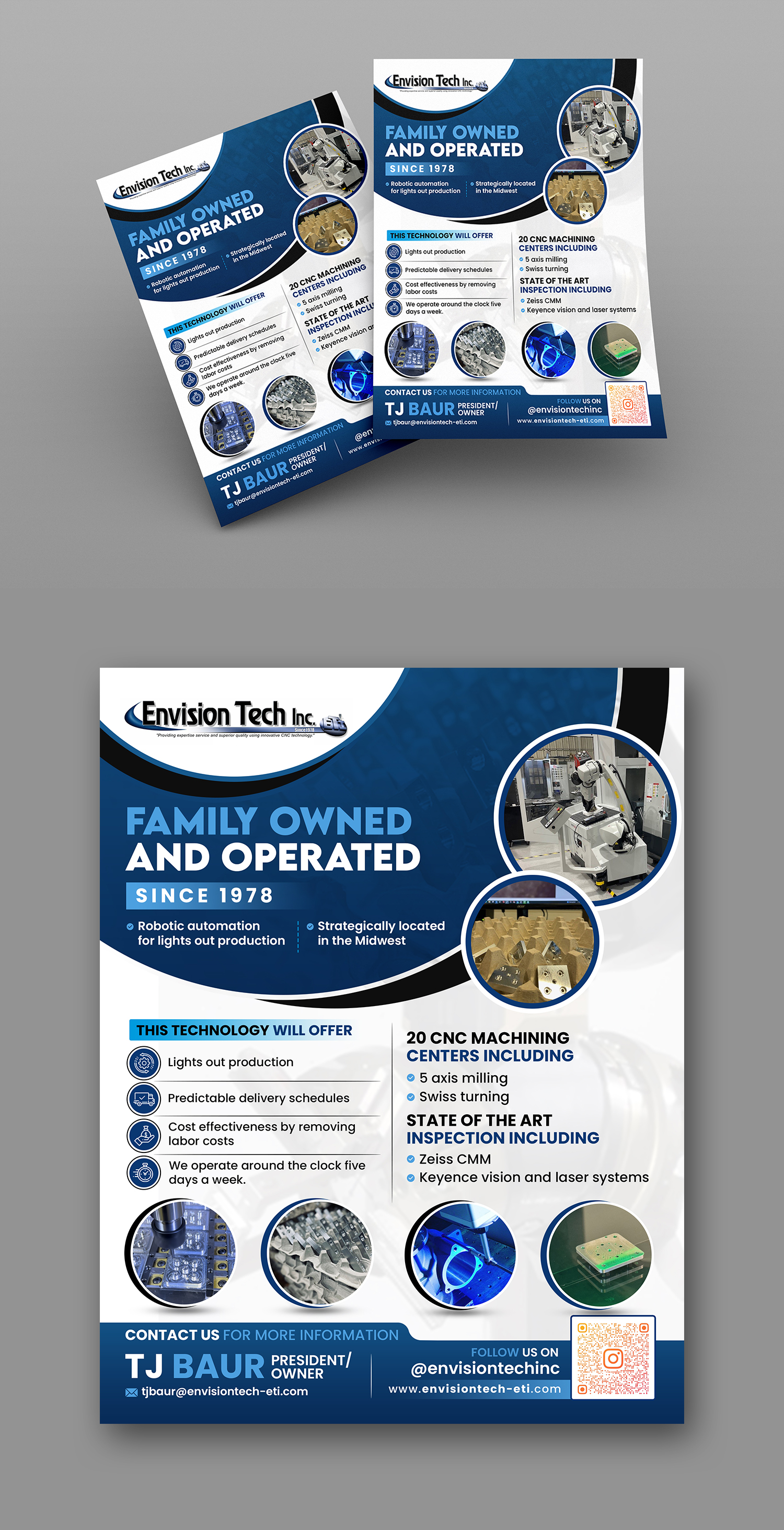 Flyer Design by debdesign for Envision Tech Inc | Design #32139341