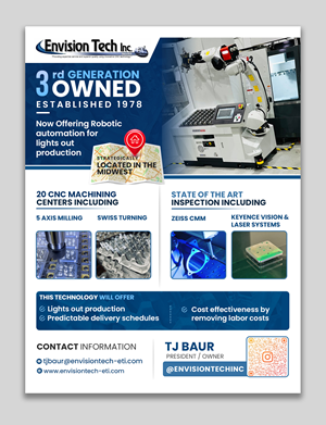 Flyer Design by debdesign for Envision Tech Inc | Design: #32158854