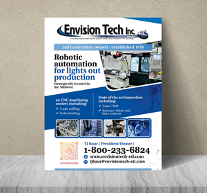 Flyer Design by Dzhafir for Envision Tech Inc | Design: #32150571