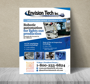 Flyer Design by Dzhafir for Envision Tech Inc | Design: #32150572