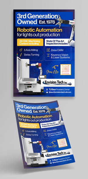 Flyer Design by Graphic Guy for Envision Tech Inc | Design #32134386