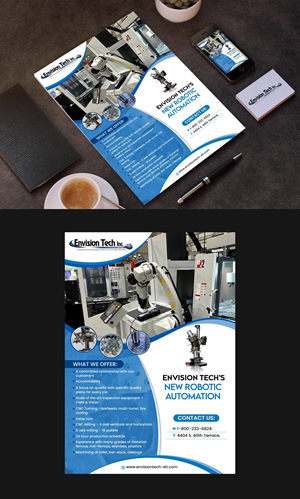 Flyer Design by Sabarni De designer for Envision Tech Inc | Design #32110786