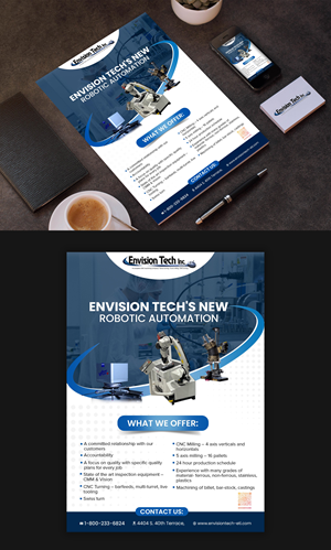 Flyer Design by Sabarni De designer for Envision Tech Inc | Design: #32110816