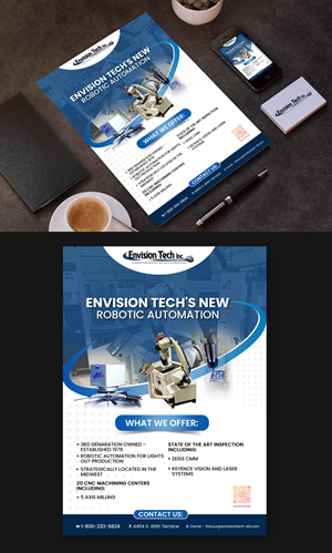 Flyer Design by Sabarni De designer for Envision Tech Inc | Design: #32120612