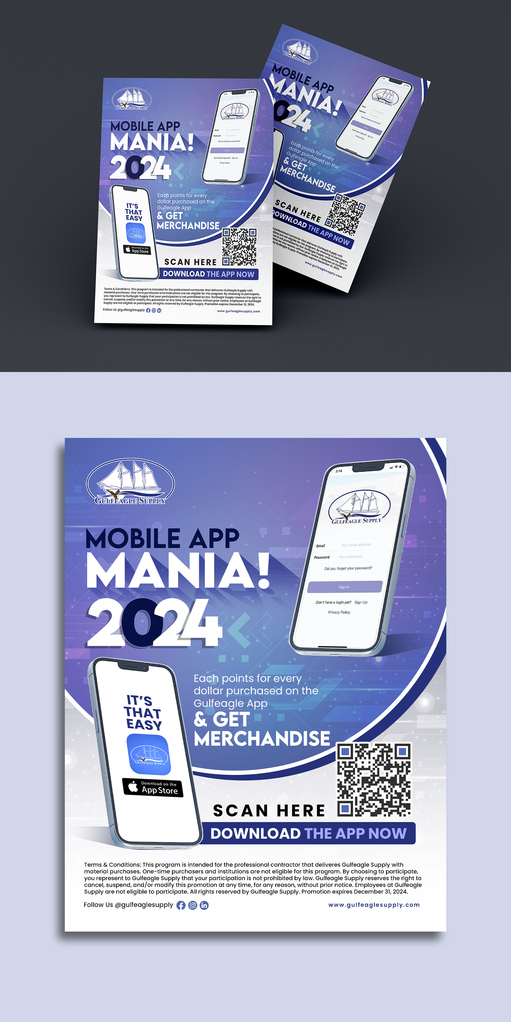 Flyer Design by debdesign for gulf eagle company | Design #32100475
