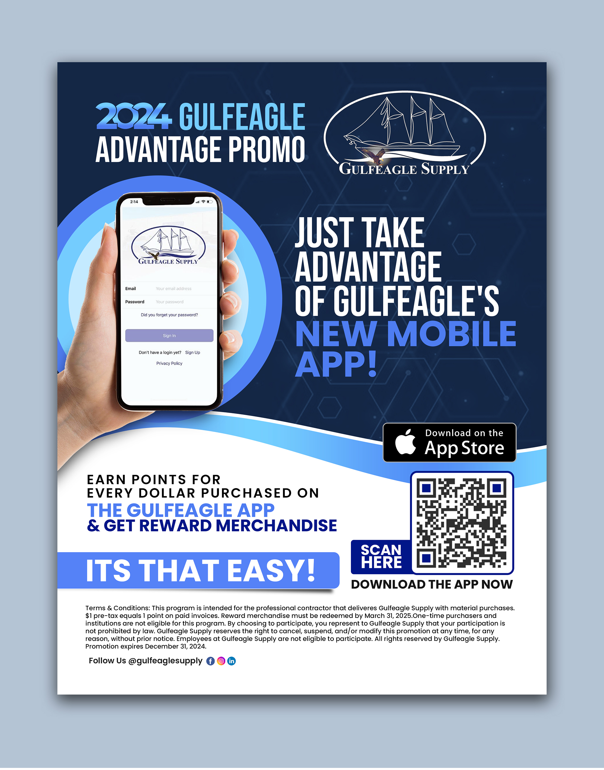 Diseño de Flyer por debdesign para gulf eagle company | Diseño #32154281