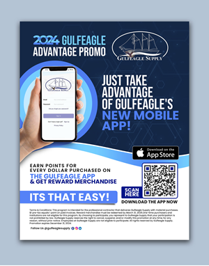 Diseño de Flyer por debdesign para gulf eagle company | Diseño: #32154281