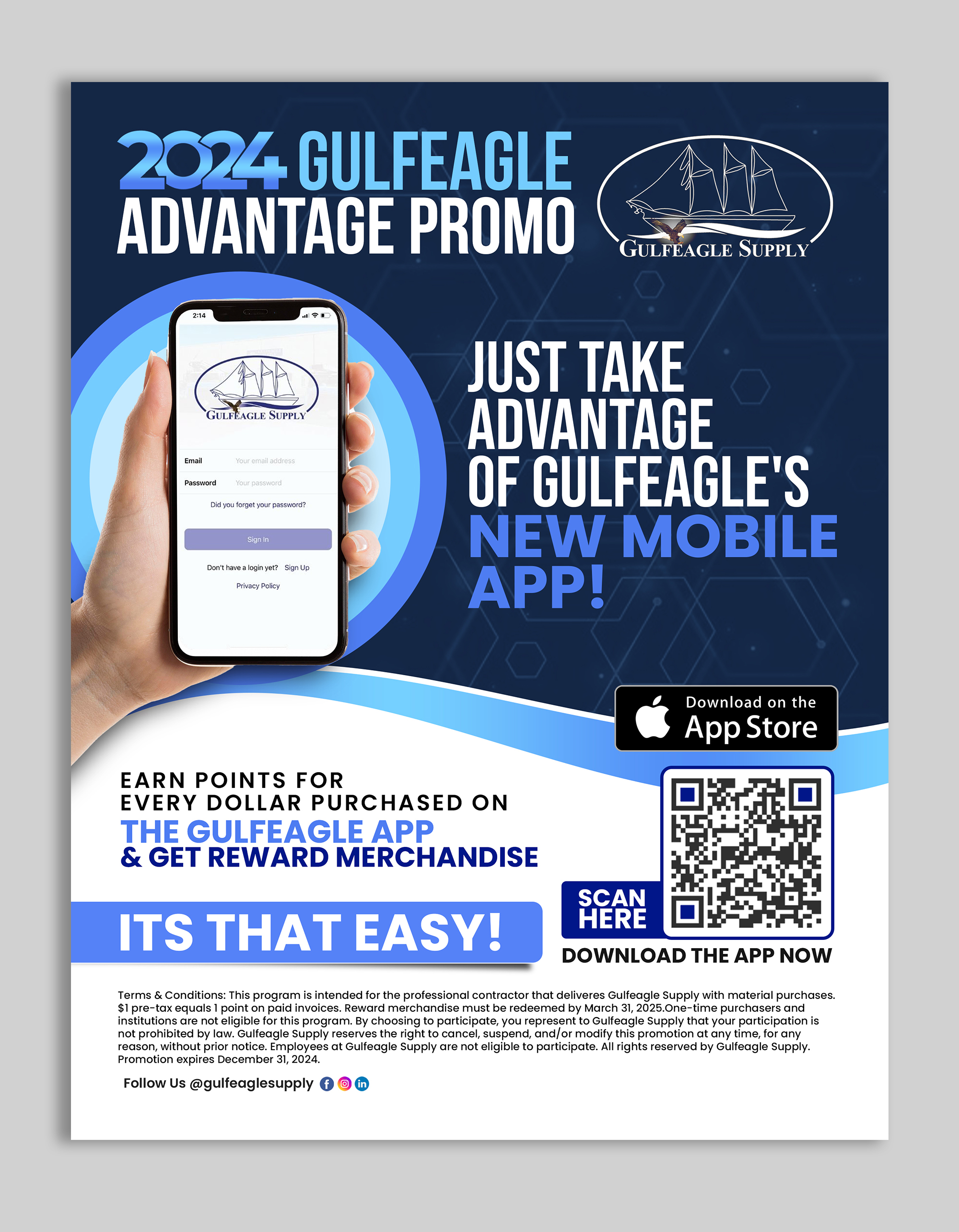 Diseño de Flyer por debdesign para gulf eagle company | Diseño #32192453