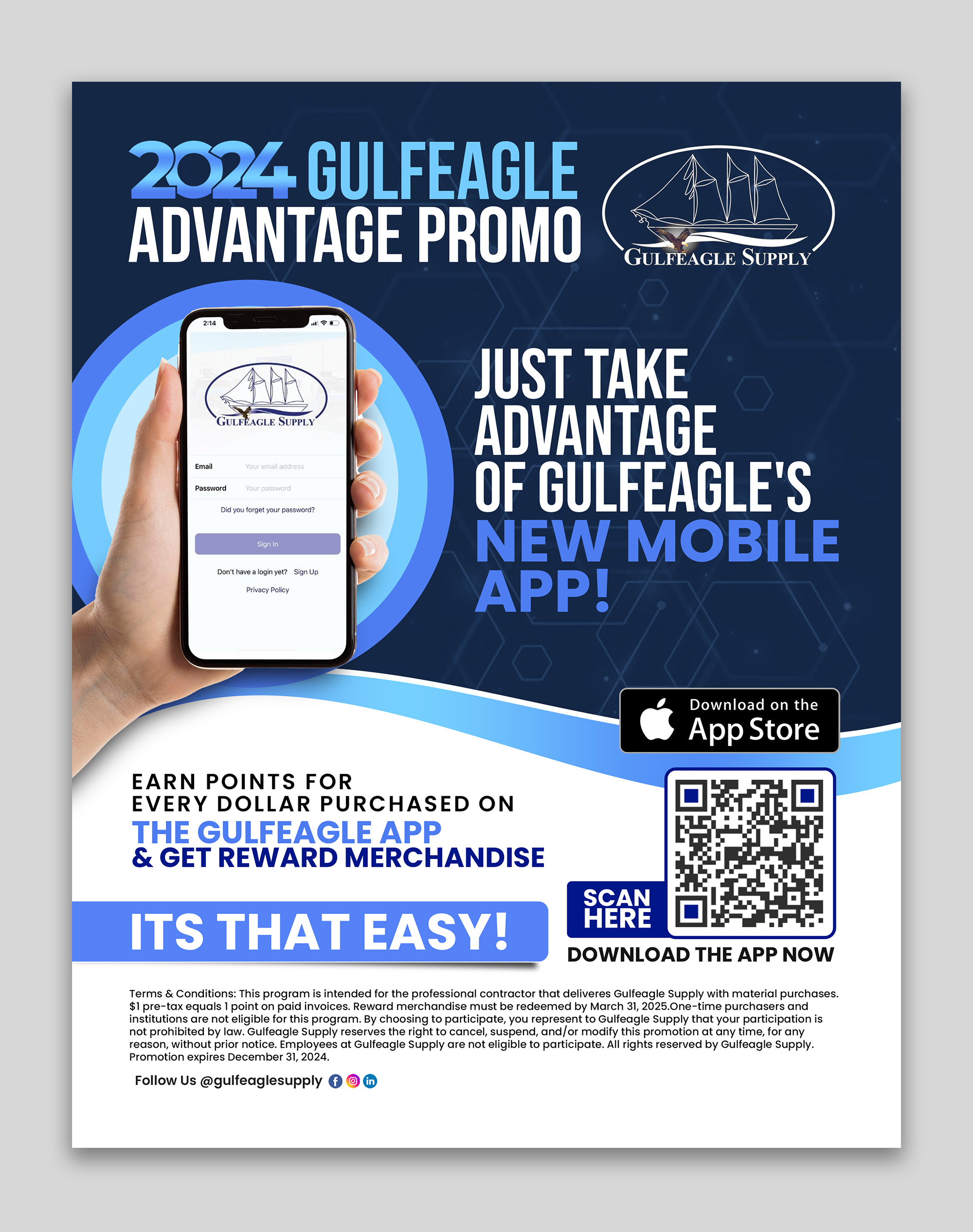 Diseño de Flyer por debdesign para gulf eagle company | Diseño #32293734