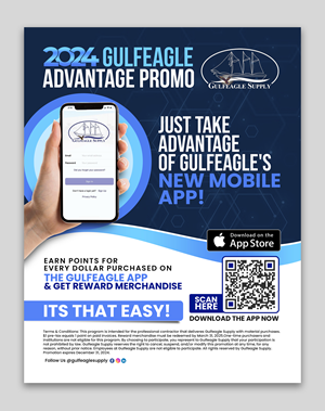 Diseño de Flyer por debdesign para gulf eagle company | Diseño: #32293734