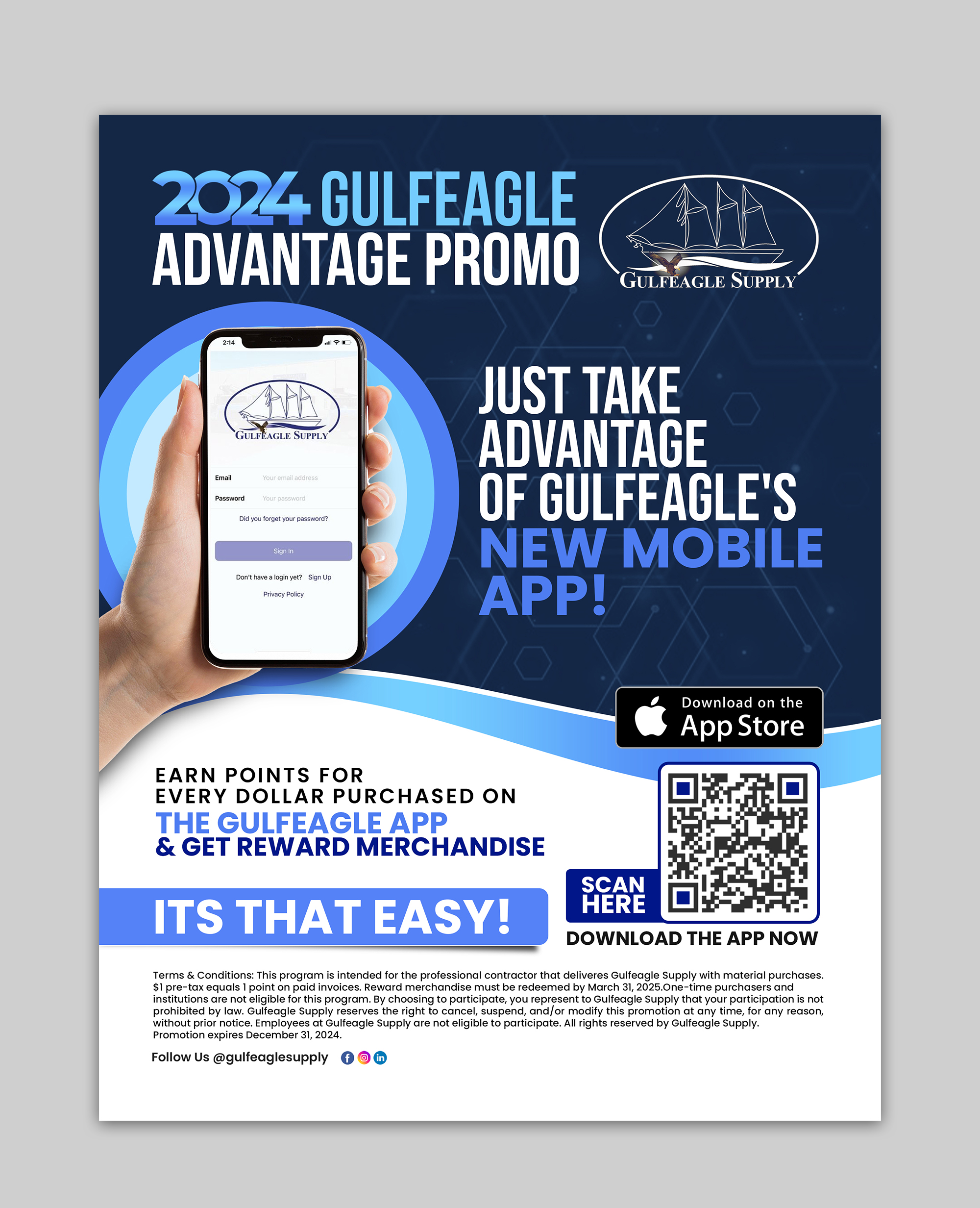 Diseño de Flyer por debdesign para gulf eagle company | Diseño #32936607