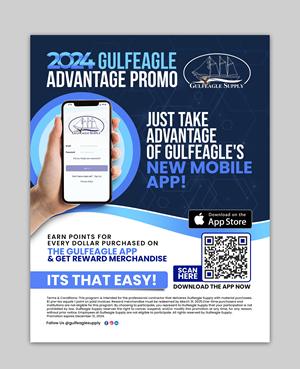 Diseño de Flyer por debdesign para gulf eagle company | Diseño: #32936607
