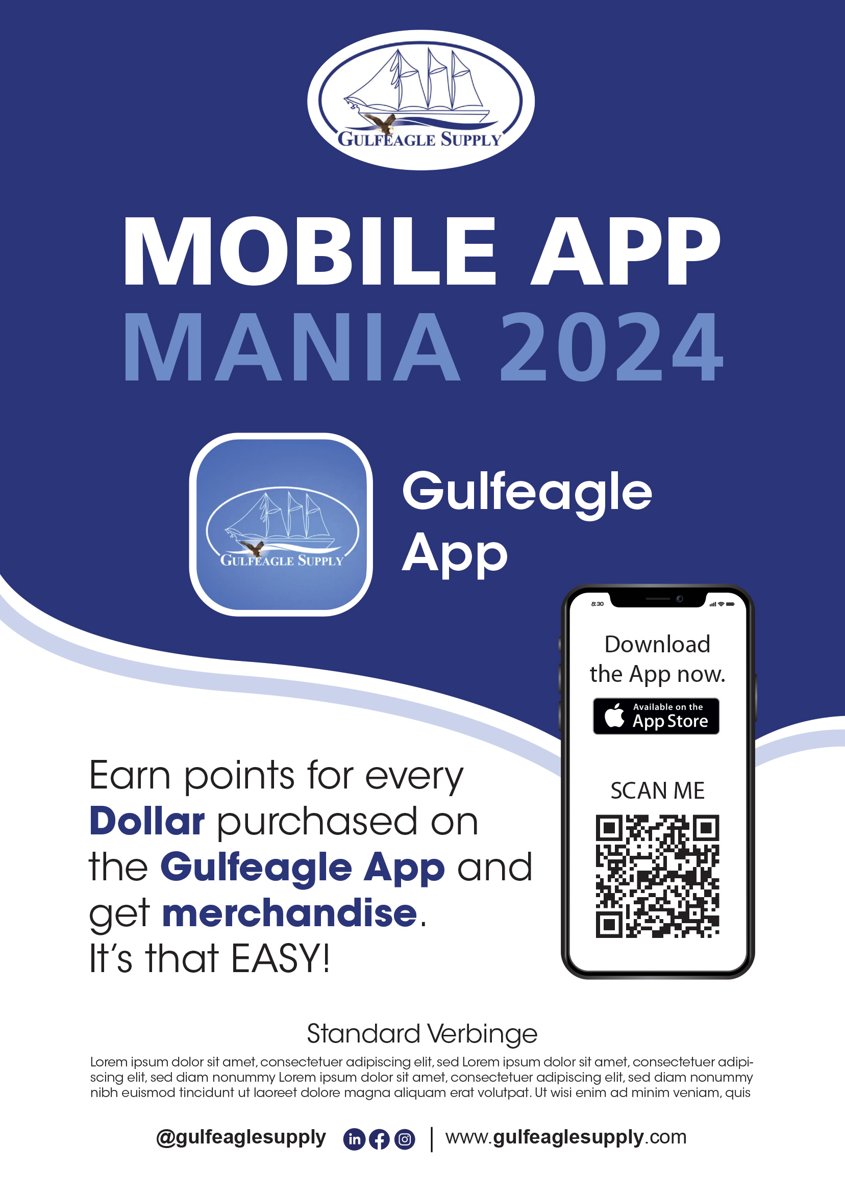 Flyer Design by Creative D2024 for gulf eagle company | Design #32101937