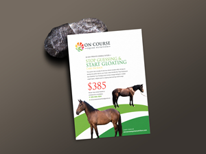 Design de Flyer par creativeride pour On Course Equine Nutrition | Design : #32097902