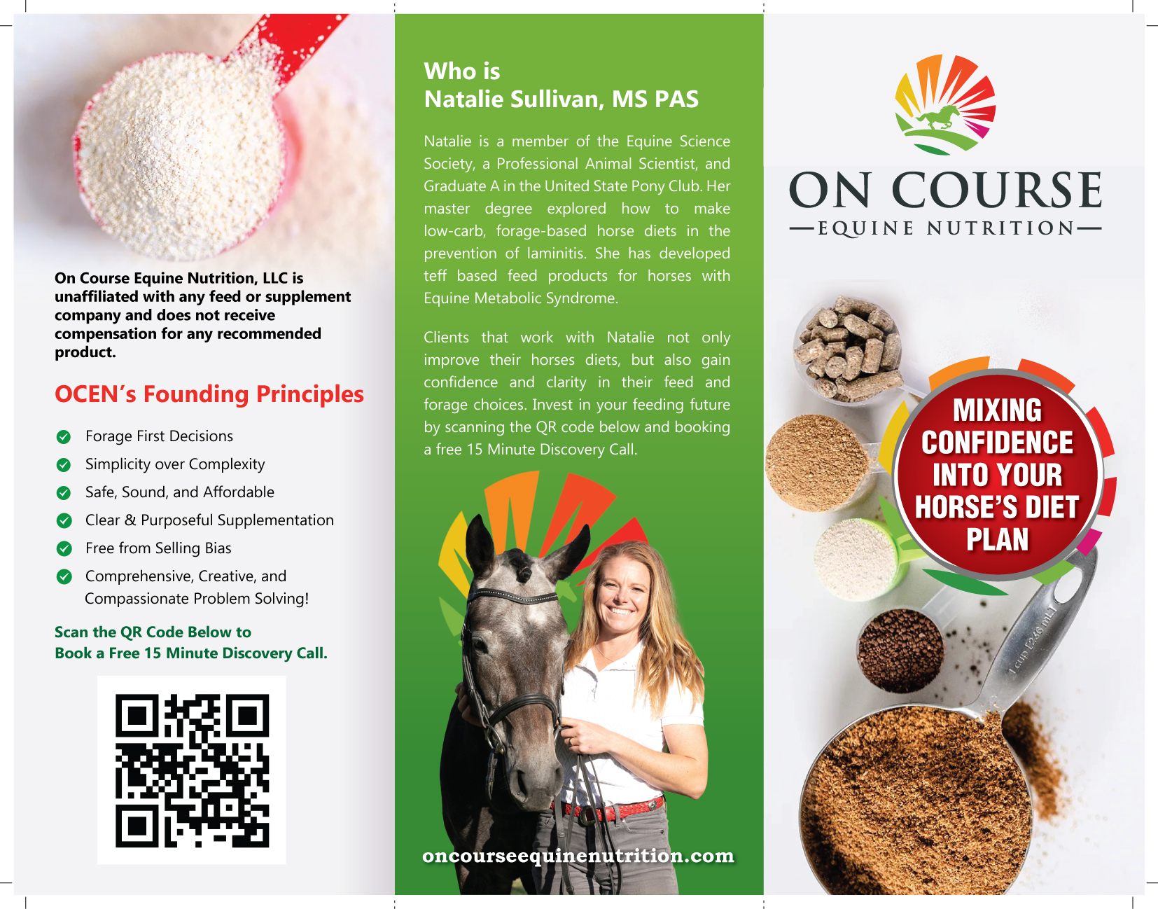 Design de Flyer par meet007 pour On Course Equine Nutrition | Design #32151653