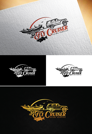 Logo Design by Logo Stock for The Fly Cruiser Guide Service | Design: #32108900