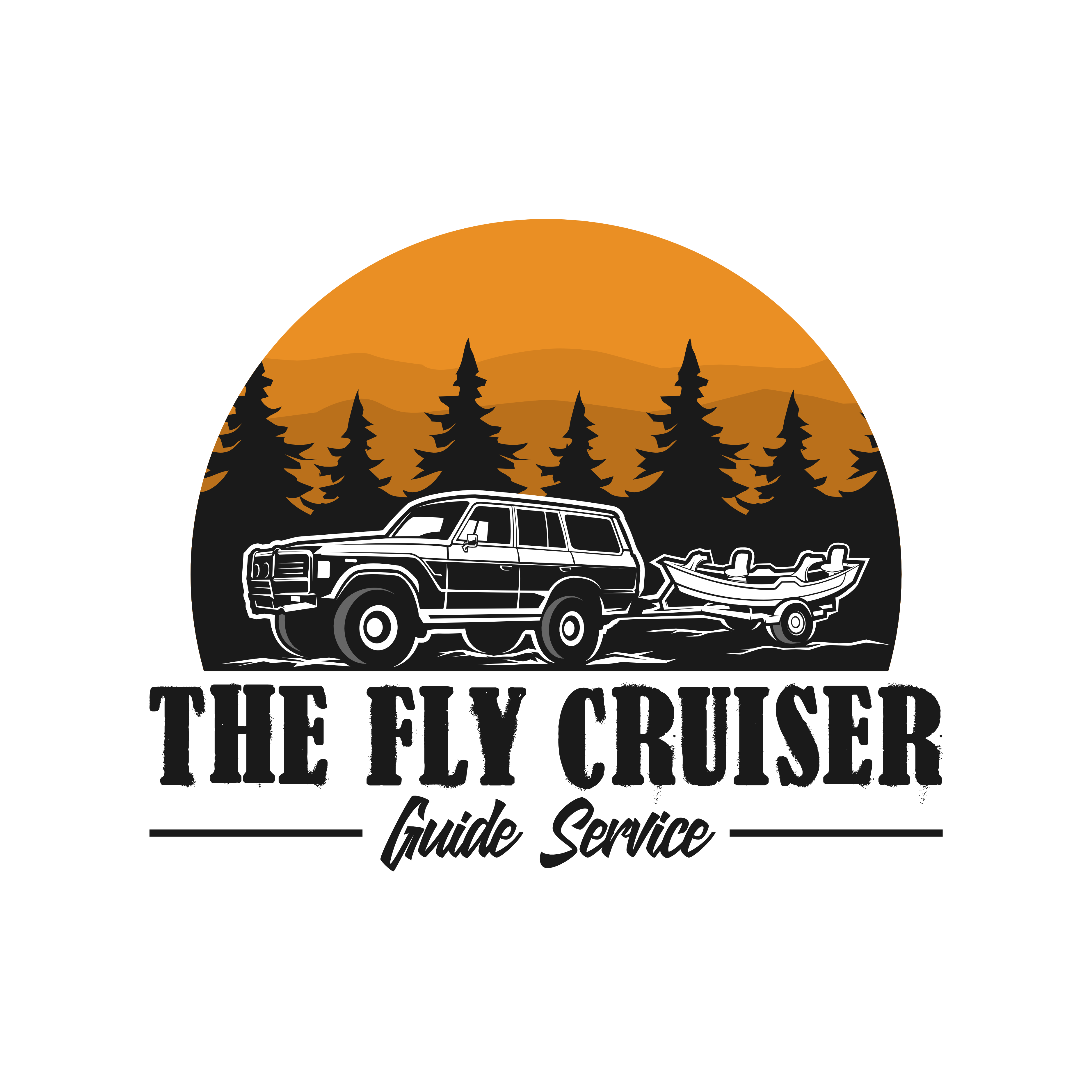 Logo Design by bangsatkau for The Fly Cruiser Guide Service | Design #32112213