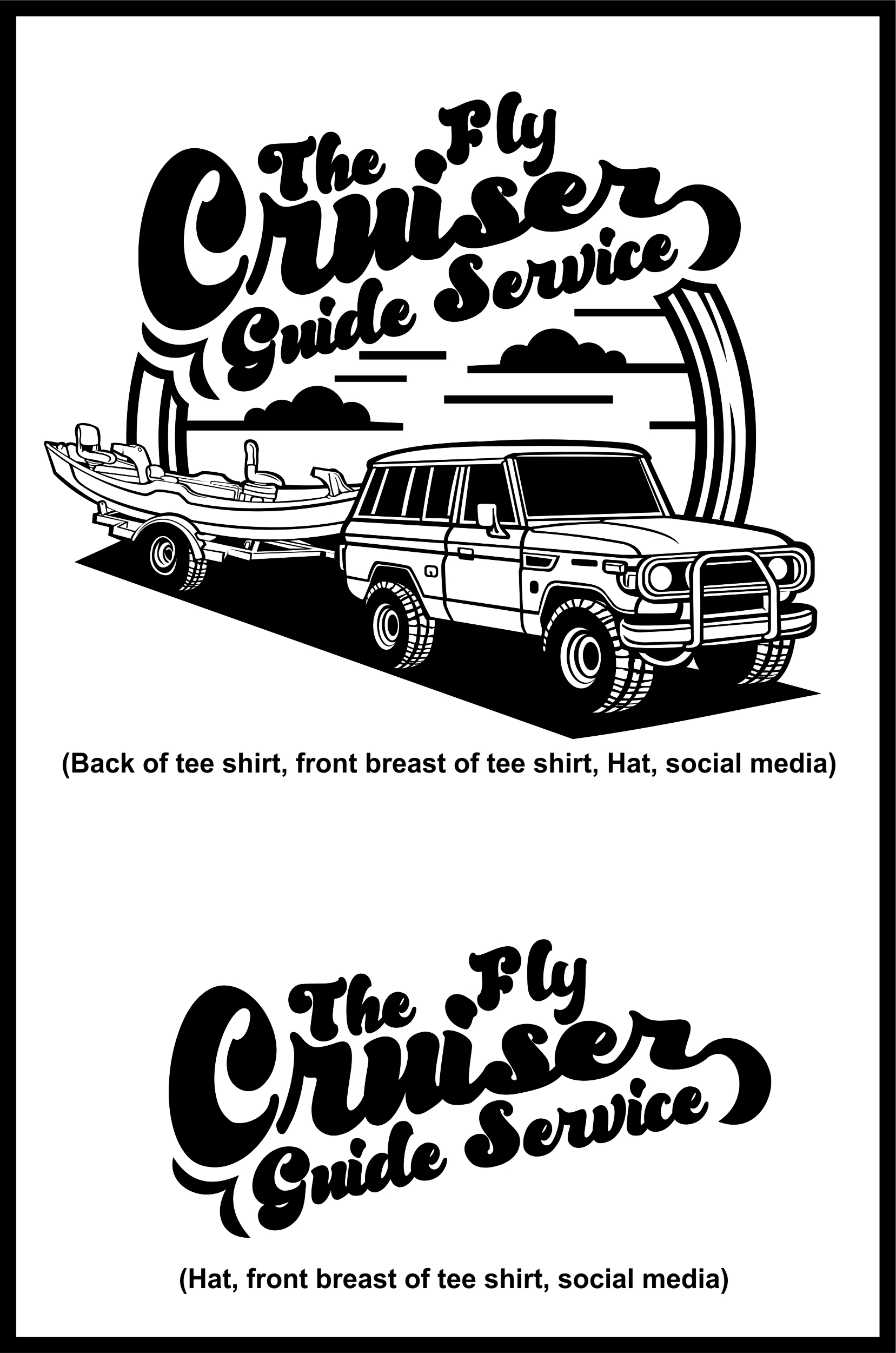 Logo Design by Den Bagus for The Fly Cruiser Guide Service | Design #32121766