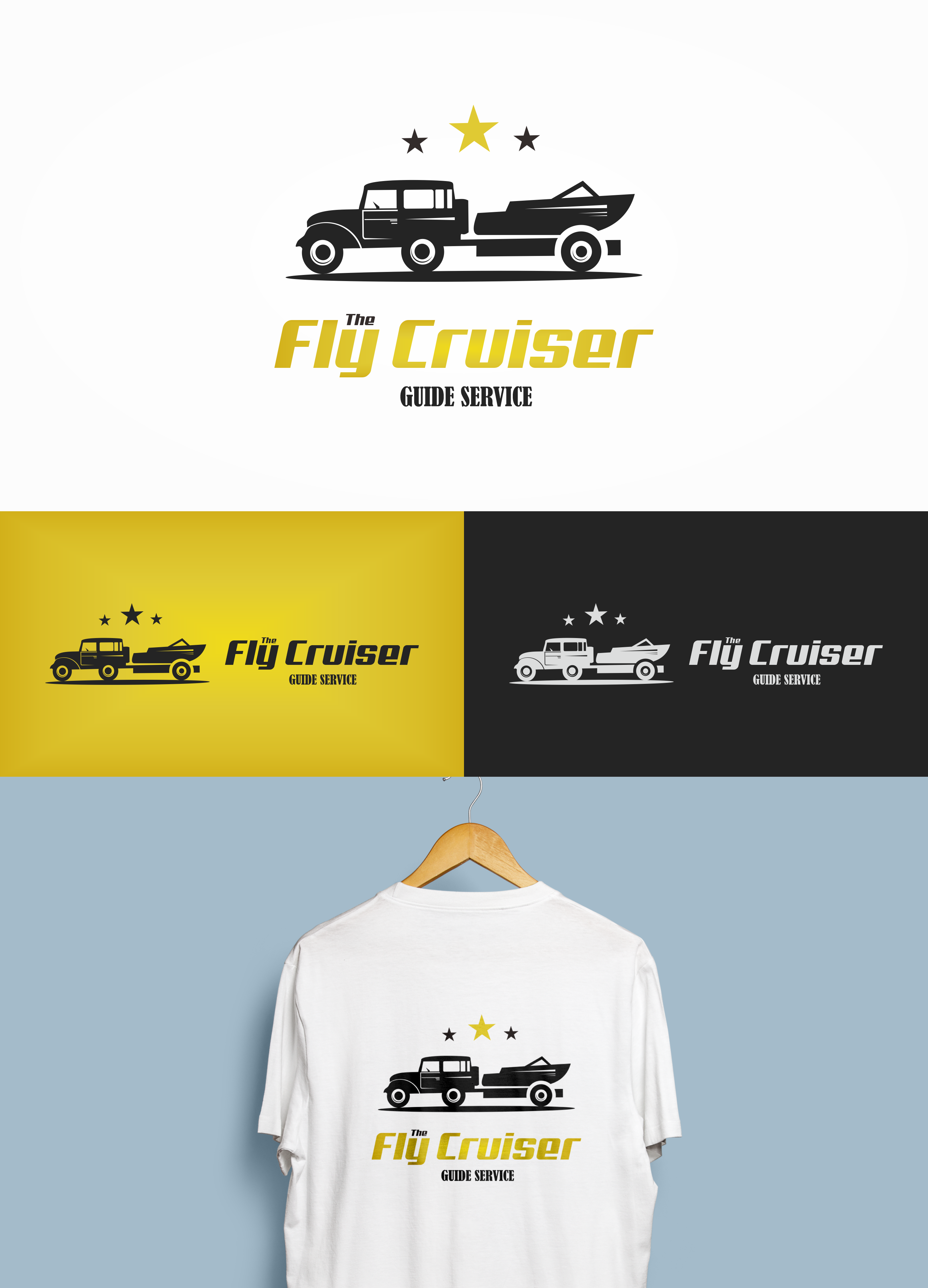 Logo Design by Adeikhan for The Fly Cruiser Guide Service | Design #32111718