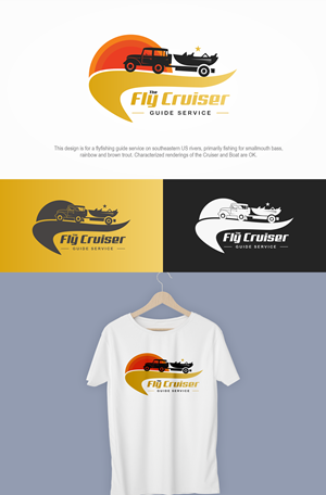 Logo Design by Adeikhan for The Fly Cruiser Guide Service | Design: #32129146