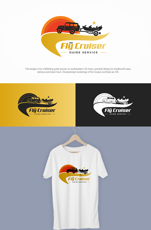 Logo Design by Adeikhan for The Fly Cruiser Guide Service | Design: #32132396