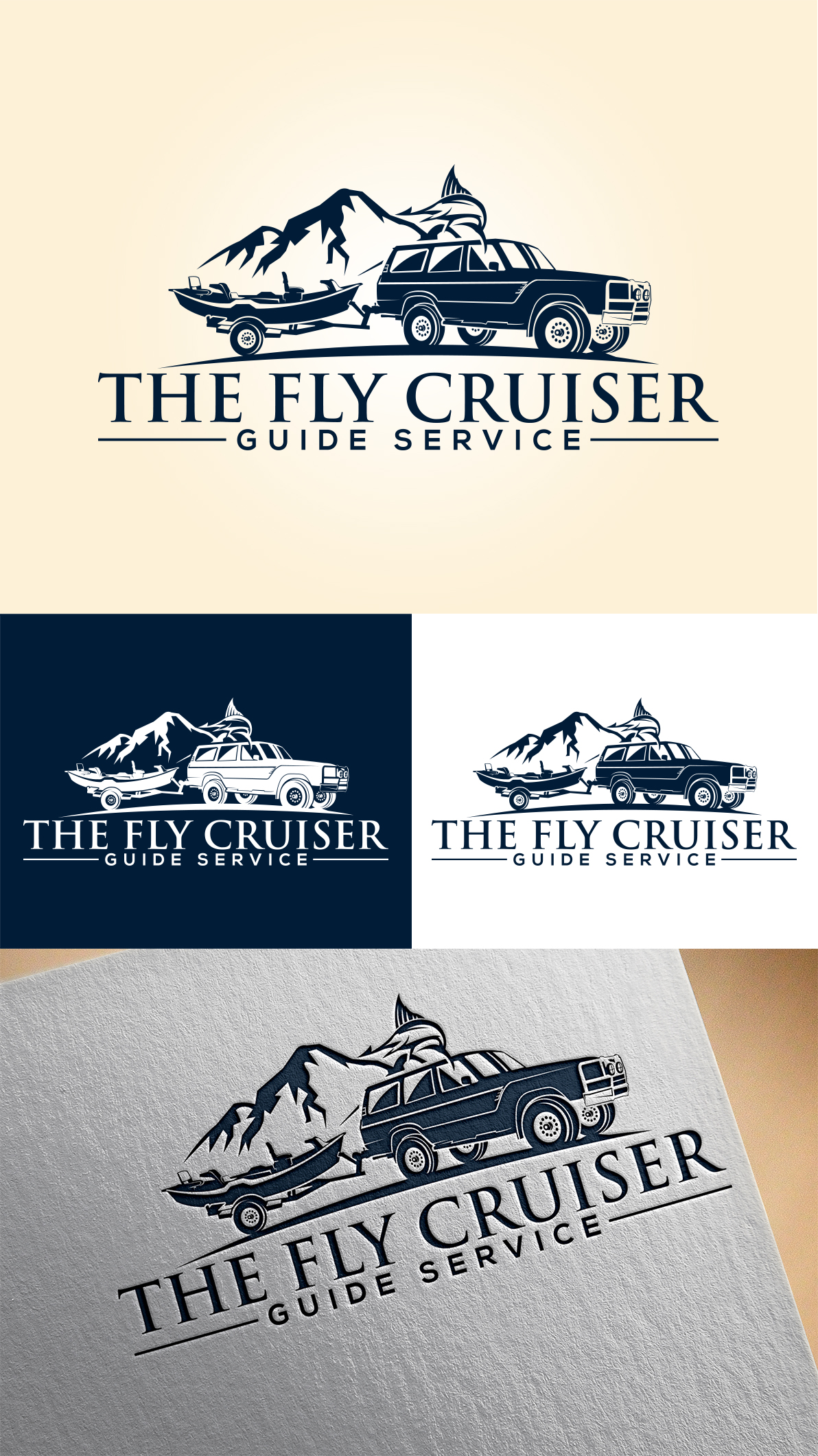 Logo Design by Imran_me for The Fly Cruiser Guide Service | Design #32134867