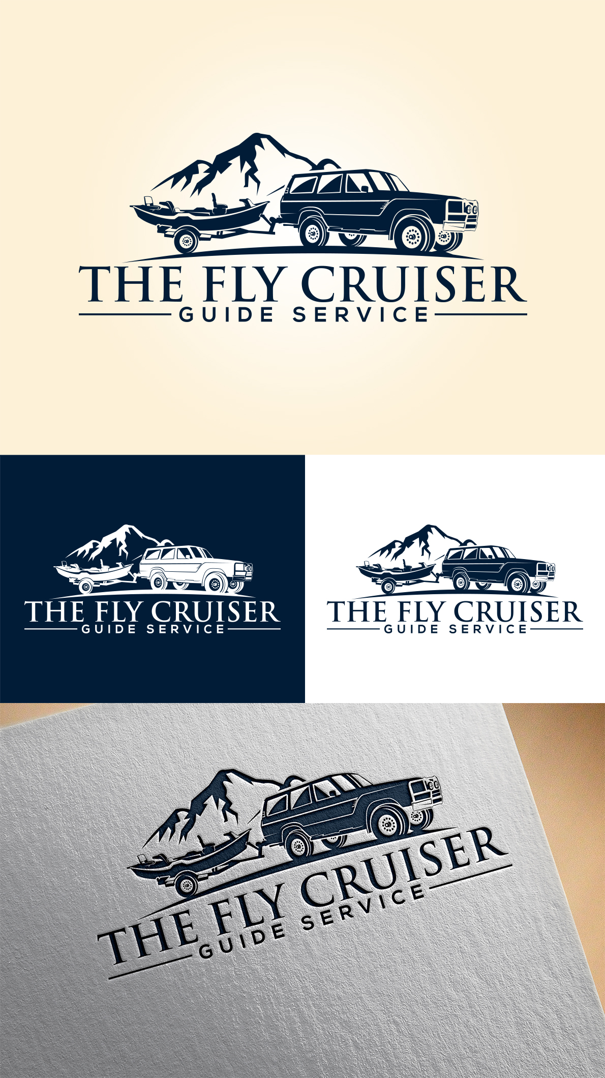 Logo Design by Imran_me for The Fly Cruiser Guide Service | Design #32137785