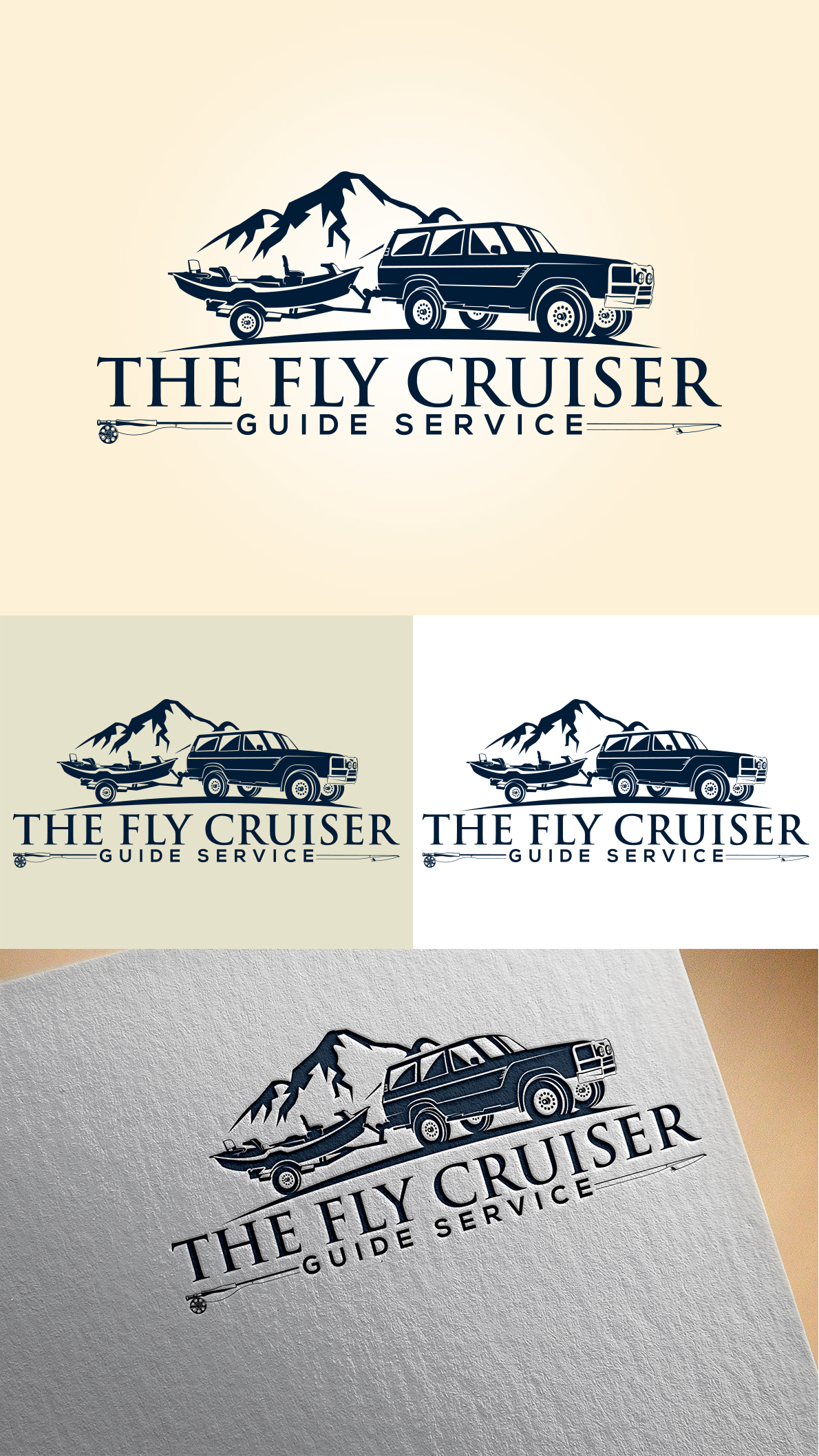 Logo Design by Imran_me for The Fly Cruiser Guide Service | Design #32142347