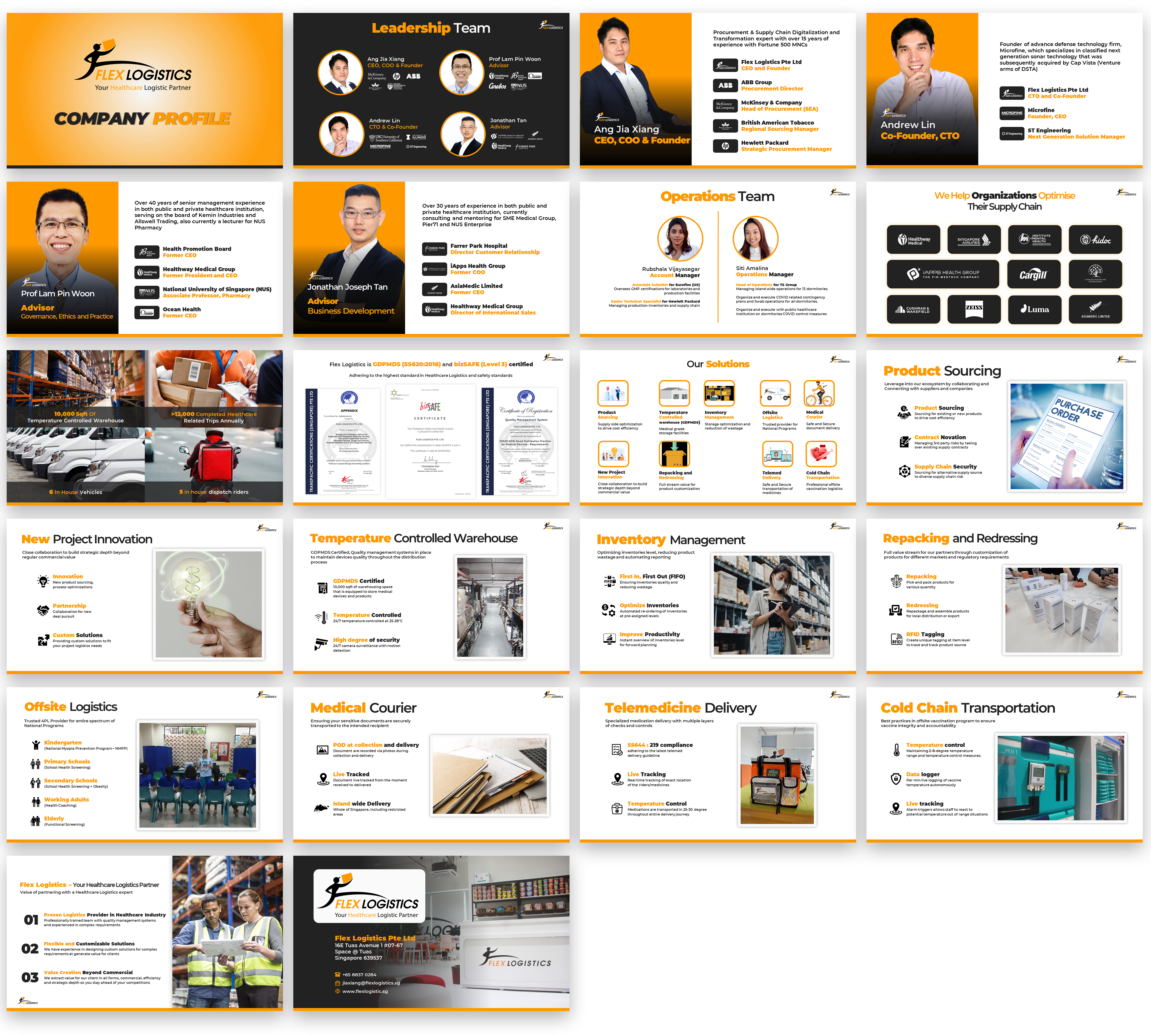 Diseño de PowerPoint por Im_San para Flex Logistics Pte Ltd, 16E Tuas Avenue 1 #07-67 JTC Space @ Tuas Singapore 639537 | Diseño #32136193