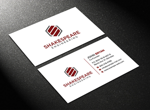 Business Card Design by sadikul islam for Shakespeare Engineering | Design: #32106289