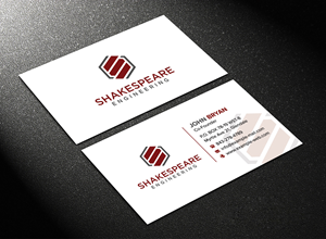 Business Card Design by sadikul islam for Shakespeare Engineering | Design: #32106449