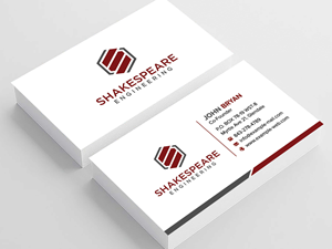 Business Card Design by sadikul islam for Shakespeare Engineering | Design: #32106471