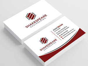 Business Card Design by sadikul islam for Shakespeare Engineering | Design: #32106473