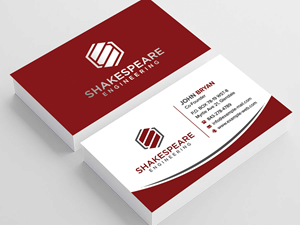 Business Card Design by sadikul islam for Shakespeare Engineering | Design: #32106474