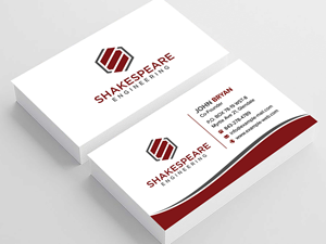 Business Card Design by sadikul islam for Shakespeare Engineering | Design: #32106509