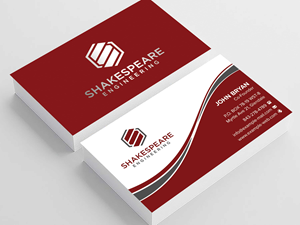 Business Card Design by sadikul islam for Shakespeare Engineering | Design: #32106563