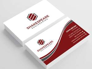 Business Card Design by sadikul islam for Shakespeare Engineering | Design: #32106564