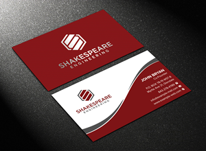 Business Card Design by sadikul islam for Shakespeare Engineering | Design: #32106565