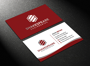 Business Card Design by sadikul islam for Shakespeare Engineering | Design: #32106567