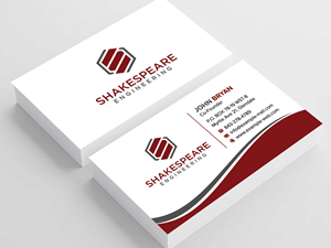Business Card Design by sadikul islam for Shakespeare Engineering | Design: #32106683