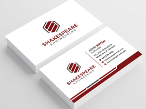 Business Card Design by sadikul islam for Shakespeare Engineering | Design: #32106716