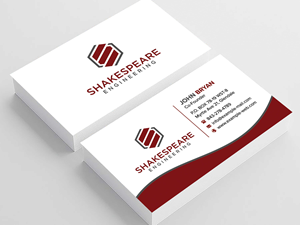 Diseño de Tarjeta de Presentación por sadikul islam para Shakespeare Engineering | Diseño: #32111304