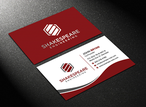 Diseño de Tarjeta de Presentación por sadikul islam para Shakespeare Engineering | Diseño: #32111305