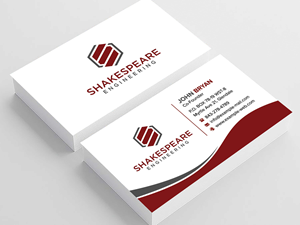 Diseño de Tarjeta de Presentación por sadikul islam para Shakespeare Engineering | Diseño: #32111306