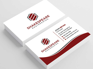 Diseño de Tarjeta de Presentación por sadikul islam para Shakespeare Engineering | Diseño: #32111350