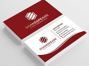 Diseño de Tarjeta de Presentación por sadikul islam para Shakespeare Engineering | Diseño: #32111388