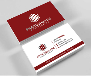 Diseño de Tarjeta de Presentación por sadikul islam para Shakespeare Engineering | Diseño: #32113297